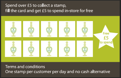 Verwood Pharmacy loyalty card 